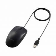 ELECOM 3 BUTTON OPTICAL WIRED MOUSE M-LE10URBK