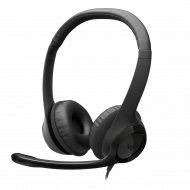 LOGITECH H390 USB-C WIRED HEADSET - BLACK 981-001577