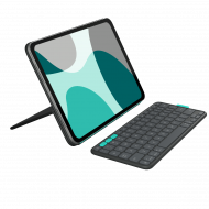 LOGITECH FLIP FOLIO 11-INCH CASE - GRAPHITE 920-013409