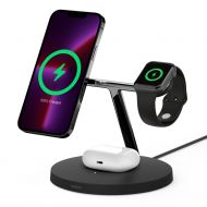 BELKIN 15W 3-IN-1 WIRELESS CHARGING STAND - BLACK WIZ017MYBK