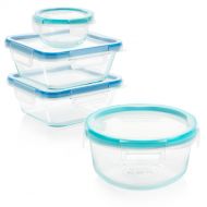 SNAPWARE 8PC GLASS STORAGE SET 1109330-BLUE
