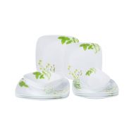CORELLE 14PC DINNER SET-SQURE/ 14SQ-EH-P