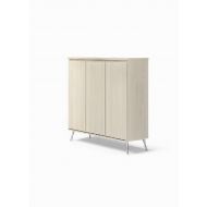 3DR SHOE CABINET - WHITE WASH S-419-2DRSC-WW