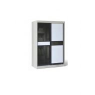 4FT 2 SLIDING DOOR WARDROBE w TOP XL-820/830 WITH TOP