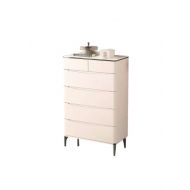 6 DRW CHEST OF DRAWER-MILKY WHITE C-252-4DRW