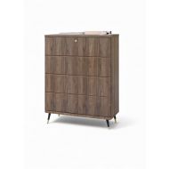 4DRW CHEST OF DRAWER-BARK OAK C-238-4DRW-CUSTOMISED