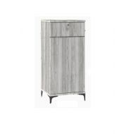 1 DRW 2 DR CABINET- GREY MAPLE C-243-1D4DRW-GM