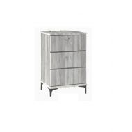 3 DRW CHEST OF DRAWER-GREY MAPLE C-245-4DRW-BO