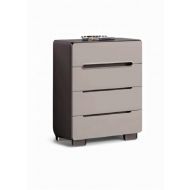 4 DRW CHEST OF DRAWER-:DARK GREY C-263-4DRW