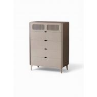 5 DRW CHEST OF DRAWER-LIGHT GREY C-267-5DRW
