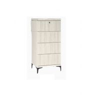 4 DRW CHEST OF DRAWER-SILVER OAK C-248-1DRW2DR-GM