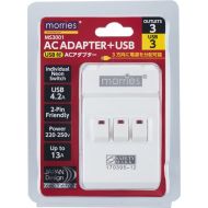 MORRIES 3WAY ADAPTOR W/SWITCH MS3001