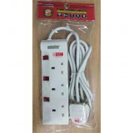 MORRIES 3WAY EXTENSION CORD 2M MS3233(2M)