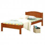 SOLID WOODEN BEDFRAME S/SINGLE F-211-SS-CHERRY