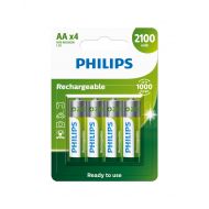 PHILIPS RECHARGEABLE BATTERY R6B4RTU210/40-2XAA-2100MAH
