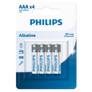 PHILIPS ENTRY ALKALINE BATTERY LR03A4B/40-4XAAA