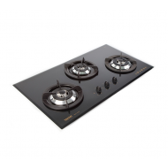 TECNO GAS HOB - 3 BURNERS T333TGSV-KETTLE BLACK