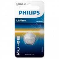 PHILIPS LITHIUM MINICELL CR2025-LI-3V
