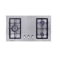TECNO GAS HOB - 3 BURNERS SR838SV-STAINLESS STEEL