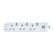 SOUND TEOH EXTENSION SOCKET PS-132U-3WAY-W/USB-2M