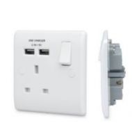 BRITISH GENERAL SOCKET W USBX2 821U-01
