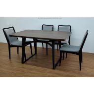 ALDA DINING SET 1+4 ALDA-WDT178L+4XDC2003
