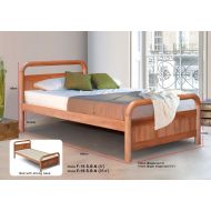 SOLID WOODEN BEDFRAME SINGLE F-19SBN-S-CHERRY