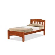 SOLID WOODEN BEDFRAME SINGLE F-50LT-S-CHERRY