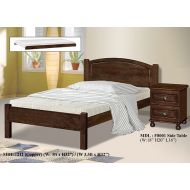SOLID WOODEN BEDFRAME S/SINGLE F-211-SS-COPPER