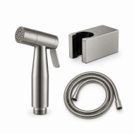 Houss Bidet Set W Dual Water Flow Sus304 Satin HB-1313SET
