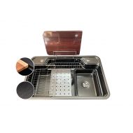 HOUSS JAPANESE STYLE 1B EMBOSSED KITCHEN SINK SUS304 SATIN HSSE-7803