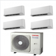 TOSHIBA SYSTEM 4  AIRCON RAS4M41U2ACVGSG-3XRASM10U2KCVGSG1-1XRASM26U2KCVGSG